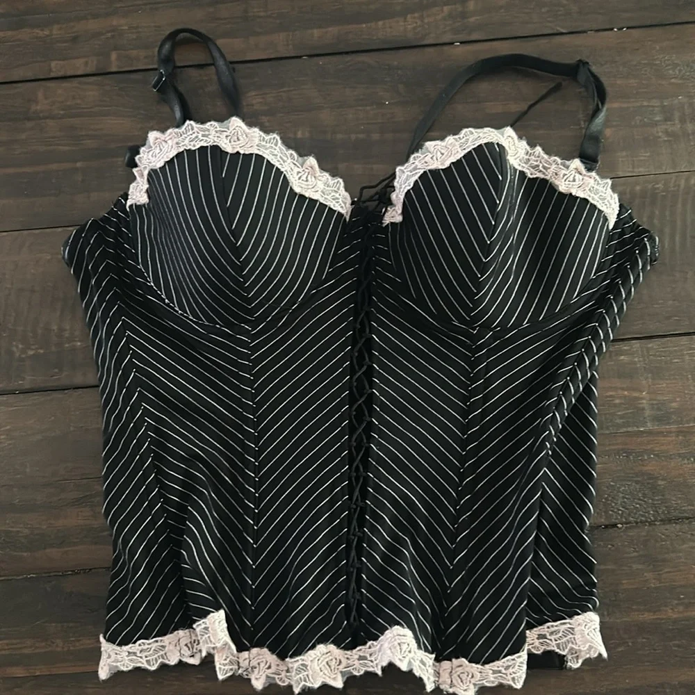 Deadstock Gothic Morbid Threads Corset - Picture 16 of 16